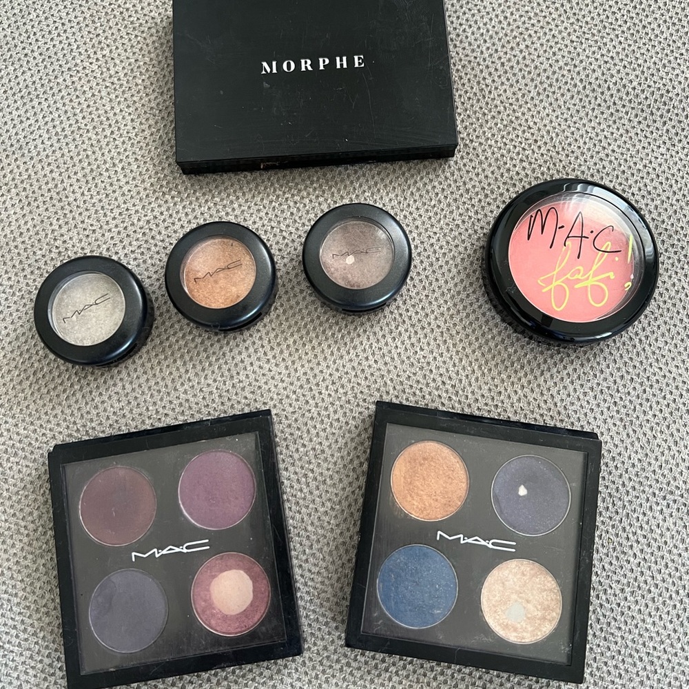 Mac and Morphy eyeshadows and blush